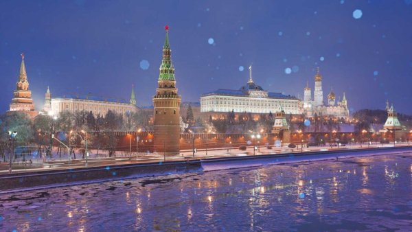 Зимняя Москва 2022 Кремль