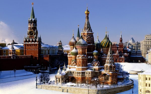 Фон кремля зимой