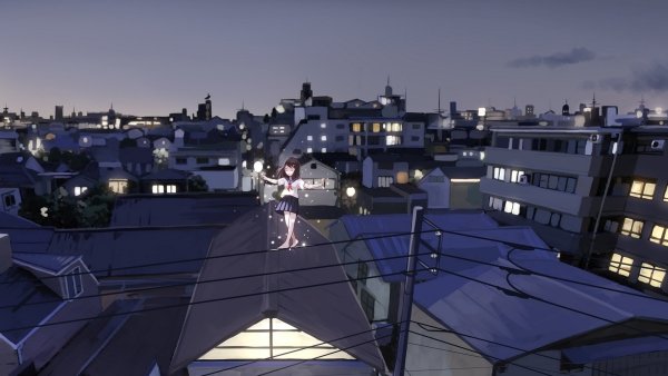 Крыша аниме