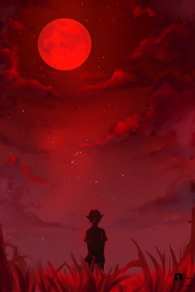Кровавый Луна и тьма