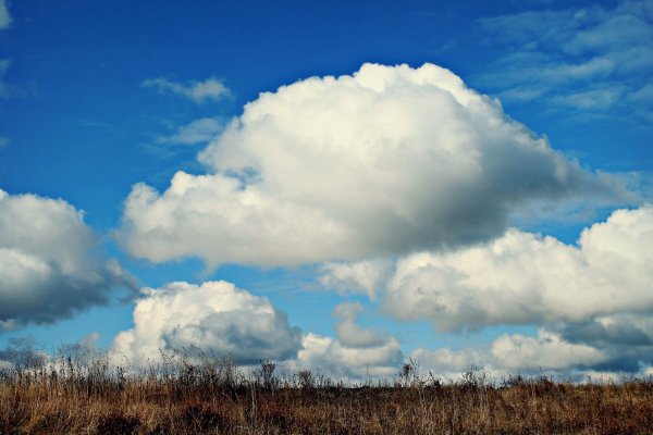 Кучево-дождевые облака со спутника