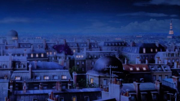 Ночной Париж леди баг и супер кот