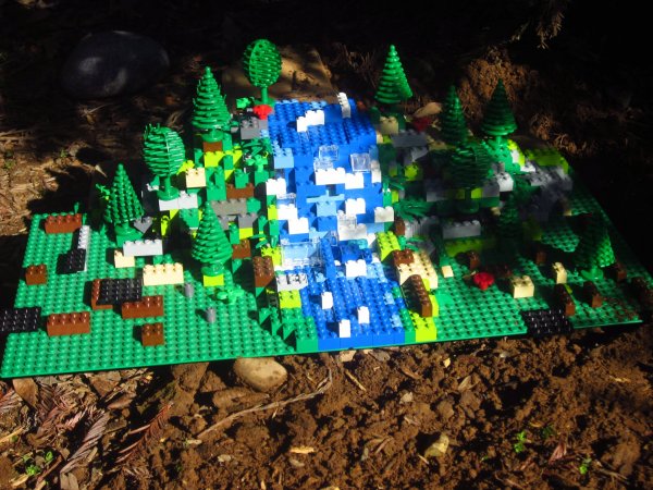 LEGO Waterfall moc