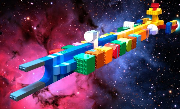 Космический корабль из LEGO Duplo