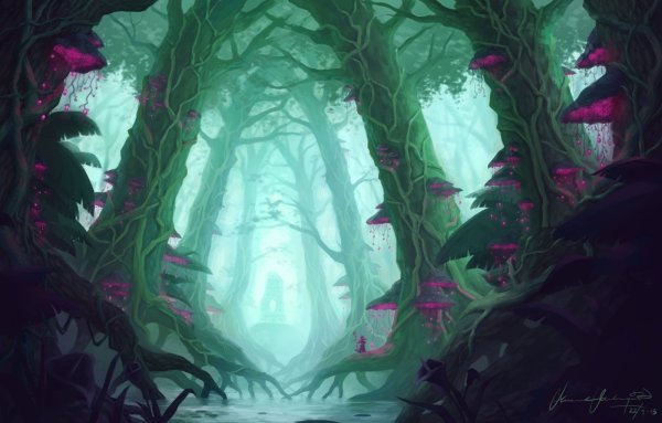 Малефисента Волшебный лес