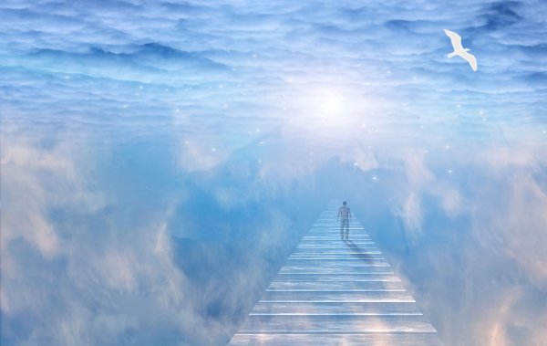 Фон лестница в небеса
