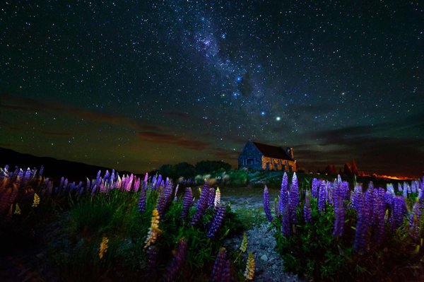 Текапо новая Зеландия звездное небо