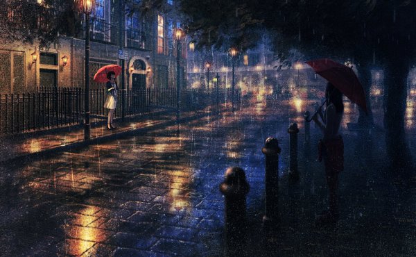 Дождь в городе