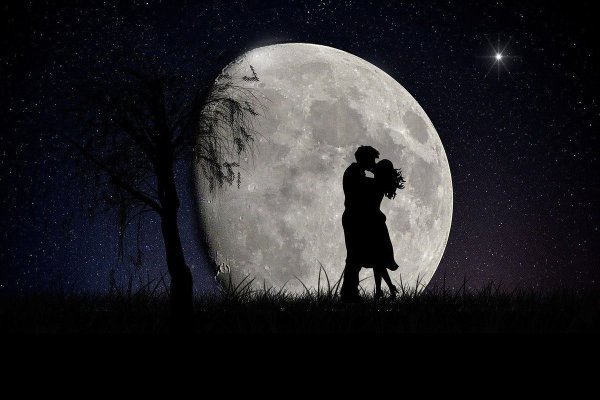 Влюбленные при Луне