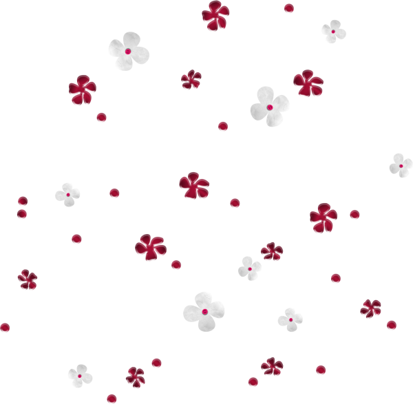 Маленькие цветочки на белом фоне