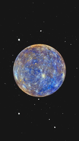 Планета Меркурий в космосе