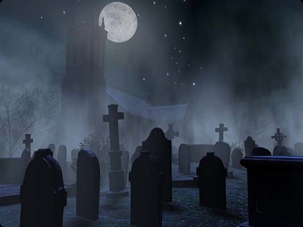 Кладбище ночью