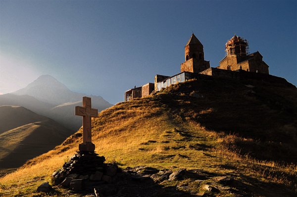 Монастырь Гергети Грузия