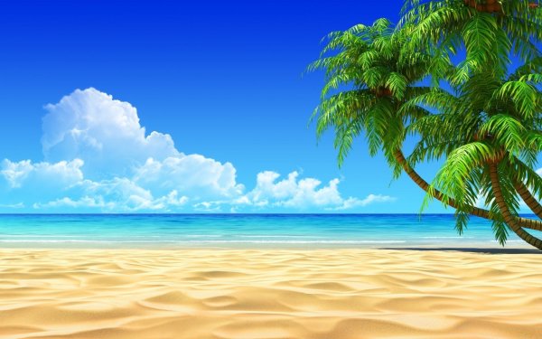 Пейзаж пляж