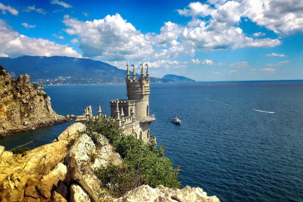 Черное море Крым Ласточкино гнездо