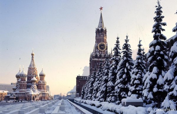 Кремль в Москве зимойзимой