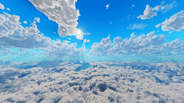 Красивые облака майнкрафт