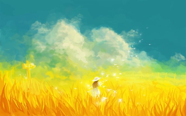 Фон небо и трава акварель