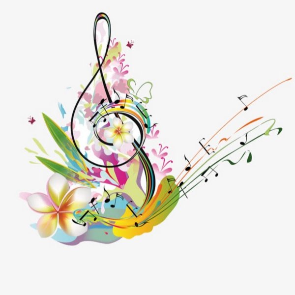 Рисунки цветов на музыкальную тему