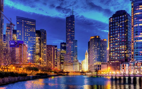 Чикаго (Иллинойс) небоскребы