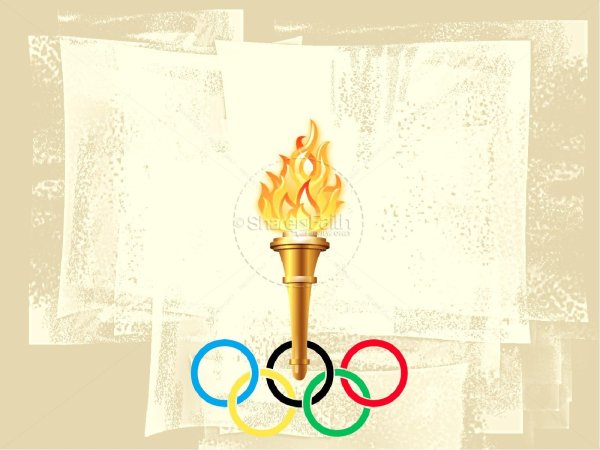 Шаблон для презентации Олимпийские игры