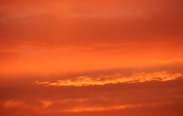 Оранжевое небо