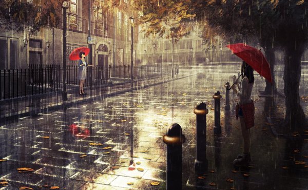 Дождливый Лондон арт