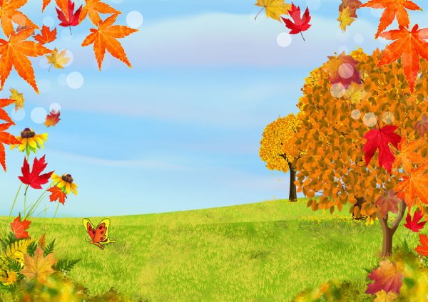 Осенняя Полянка для детей