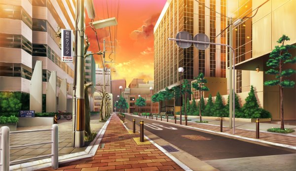 Улицы из аниме