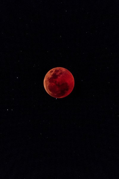 Лунное затмение красная Луна