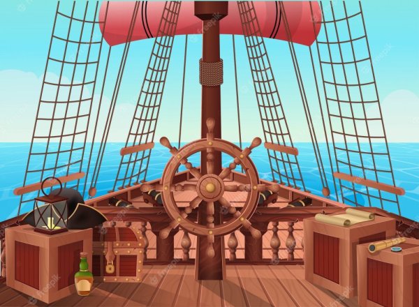 Палуба пиратского корабля
