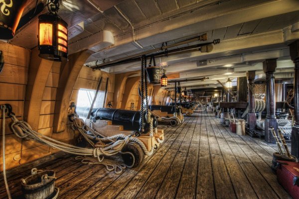 HMS Victory корабль внутри