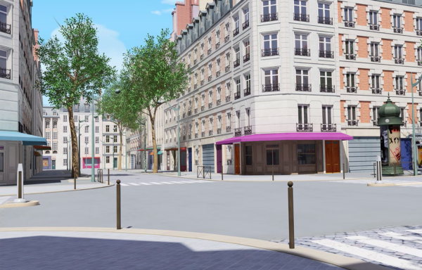 Улицы Парижа из леди баг и супер кот