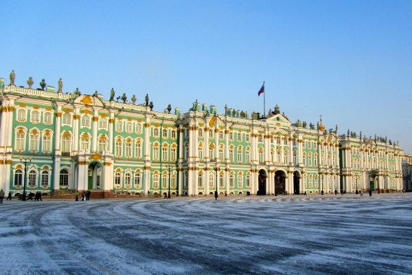 Зимний дворец зимой Эрмитаж Санкт Петербург