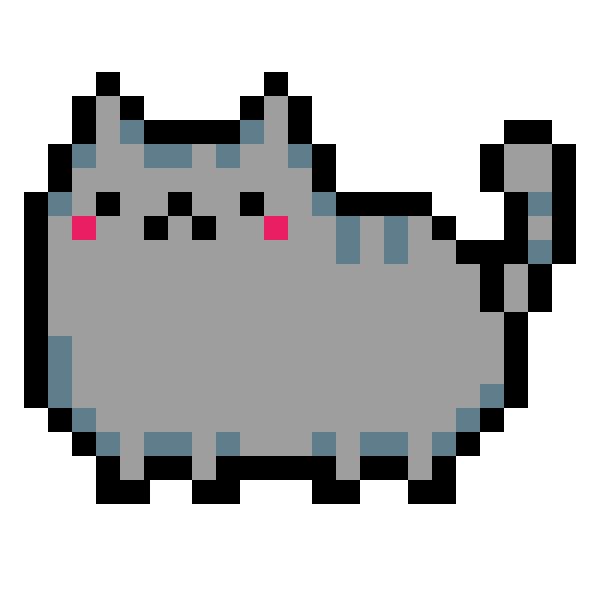 Кот пиксель
