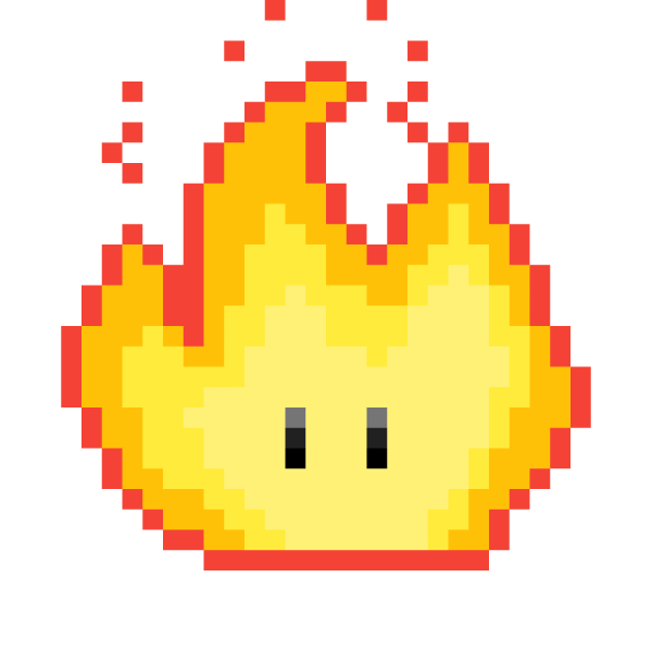 Огонь из пикселей