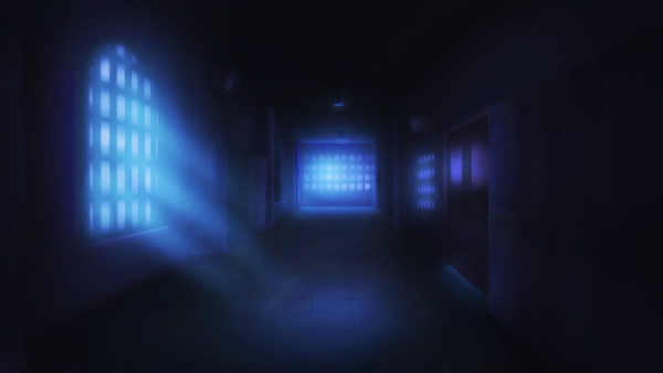 Ночные коридоры школ аниме