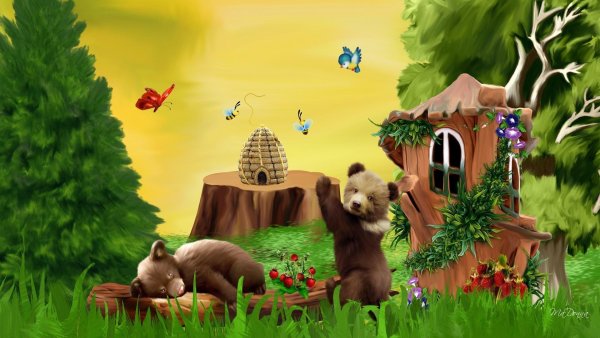 Сказочный дом медведя
