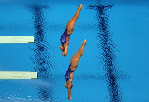 Олимпийский бассейн прыжки в воду