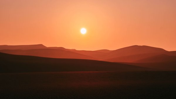Фон пустыни и солнца
