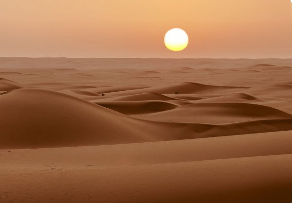 Фон пустыня и небо
