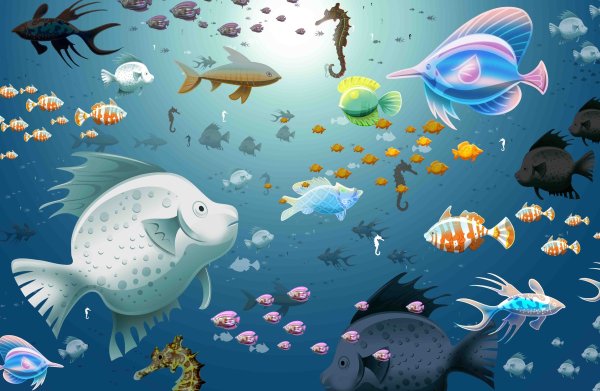 Подводный мир рыбки