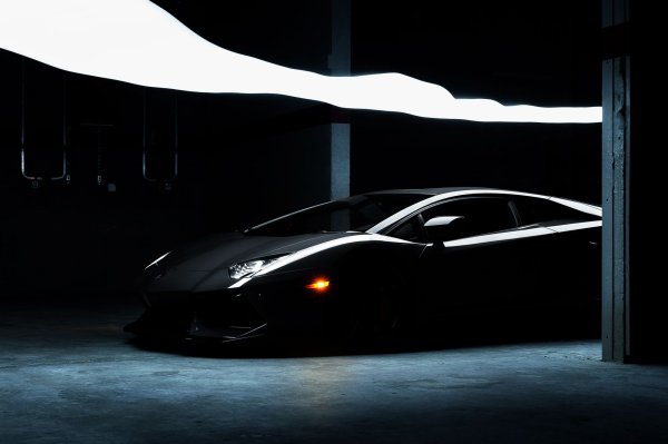 Lamborghini Aventador lp700-4 черная