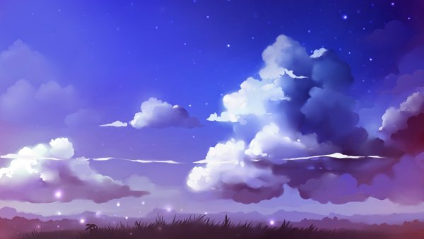 Облака из аниме