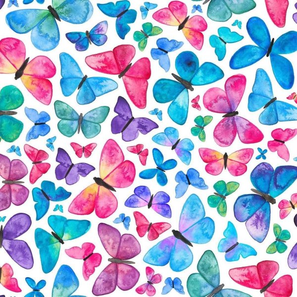 Принты бабочки