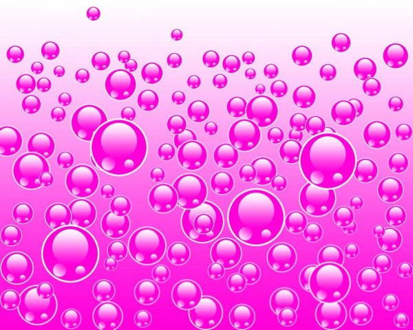Розовые пузыри фон