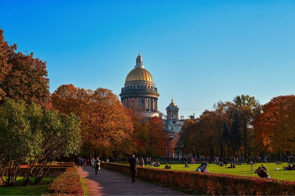 Санкт Петербург осень набережная
