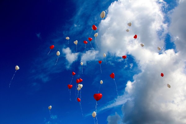 Воздушные шары в небе