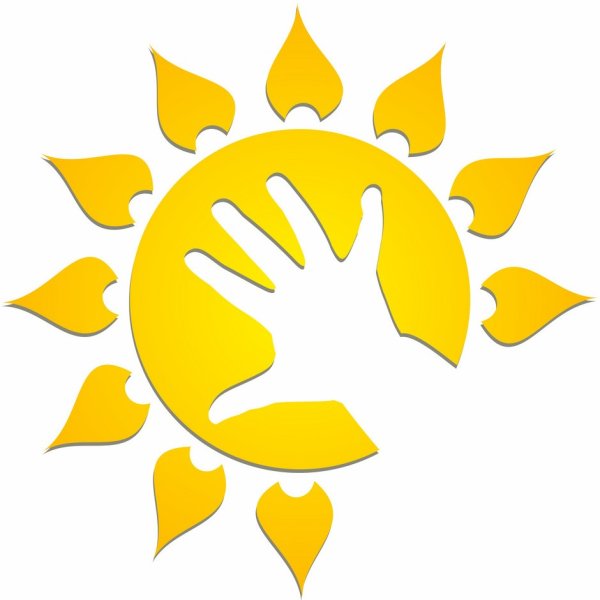 Эмблема для детского лагеря солнце