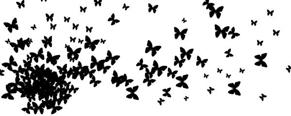 Стая бабочек